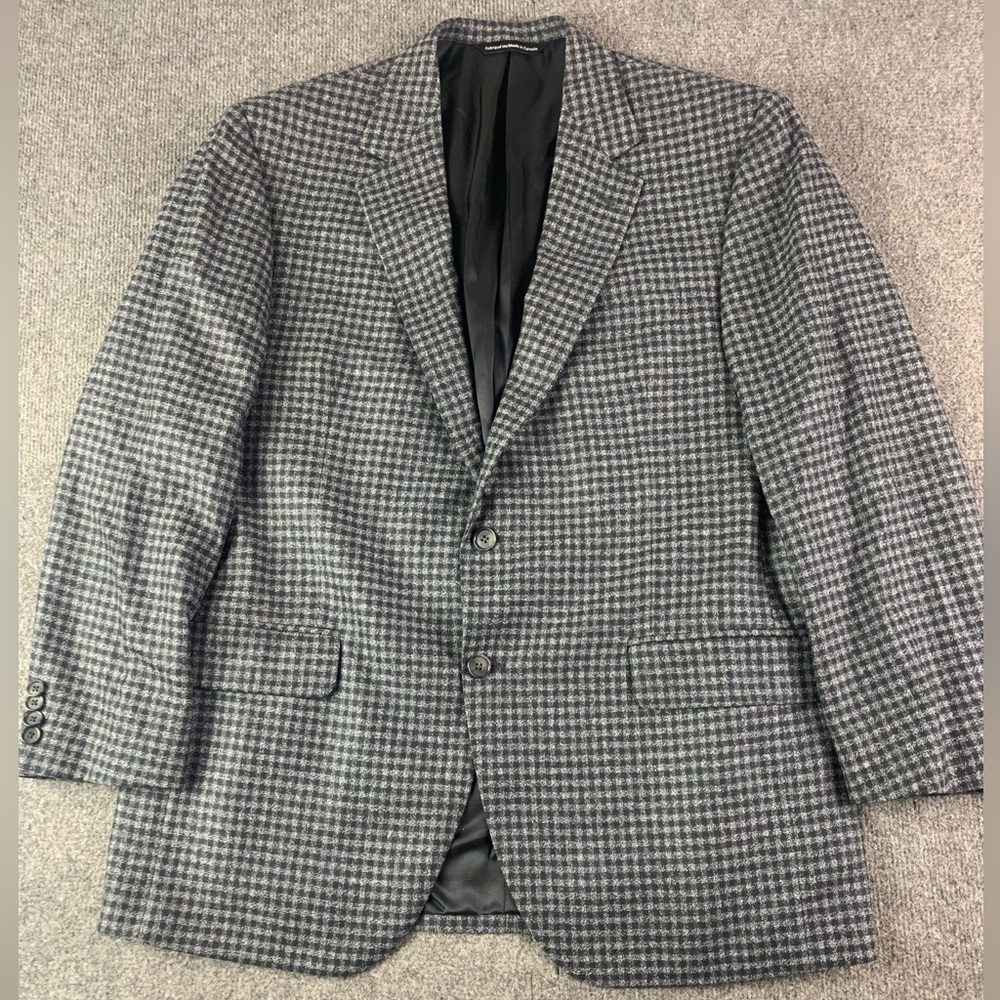 Coppley Reda Super 110’s Mens 100% Wool Blazer Size44R Gray